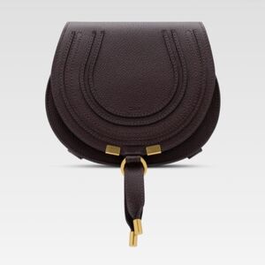 CHLOE | Small Marcie Saddle Bag | Deep Velvet